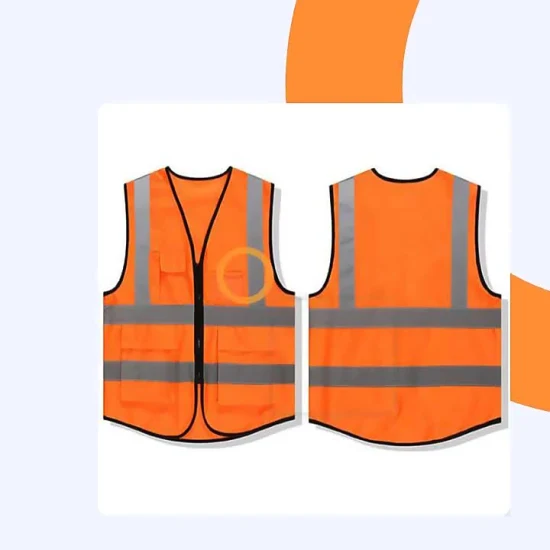 Vêtements de gilet de sécurité d'ingénieur de LED réfléchissant de logo personnalisé en gros de haute qualité